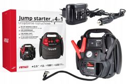 Urządzenie rozruchowe Jump Starter Booster 12V 17Ah 900A 4w1