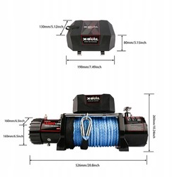 Wyciągarka elektryczna X-Bull Winch 13000 5897 kg 12V lina syntetyczna