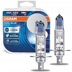 Żarówki H1 Osram Cool Blue Boost nex gen. 5500k Białe światło 62150CBB-HCB