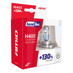Zestaw żarówek halogenowych H4 12V 60/55W LumiTec LIMITED +130% DUO BOX